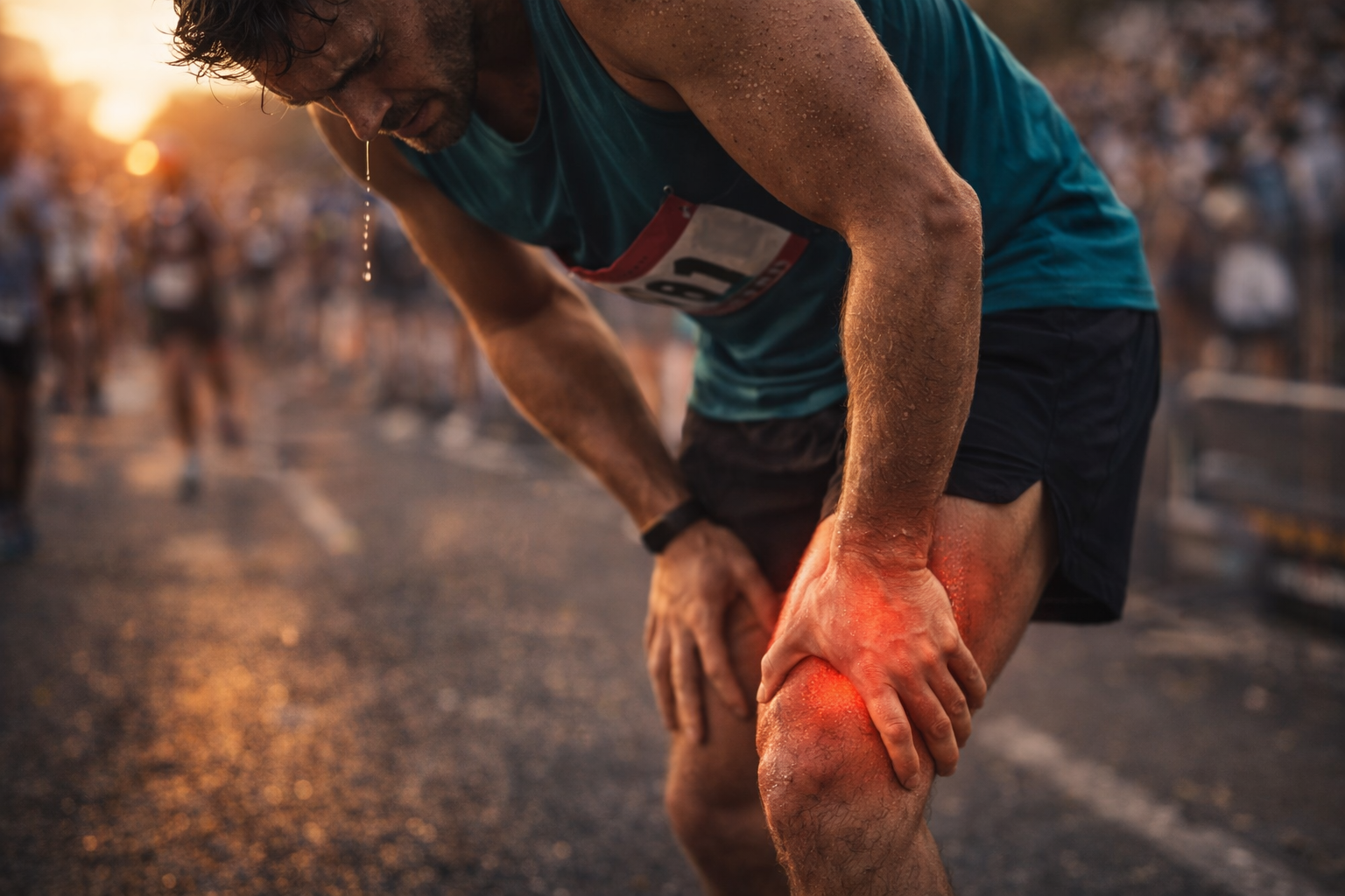 dolor muscular después de maratón agujetas recuperación corredor popular